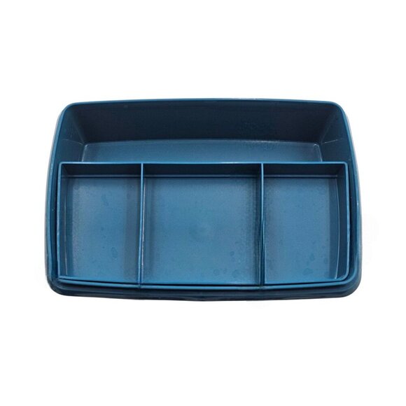 Tuppercraft by Tupperware Blue Sewing / Craft Storage Box - Picture 3 of 5